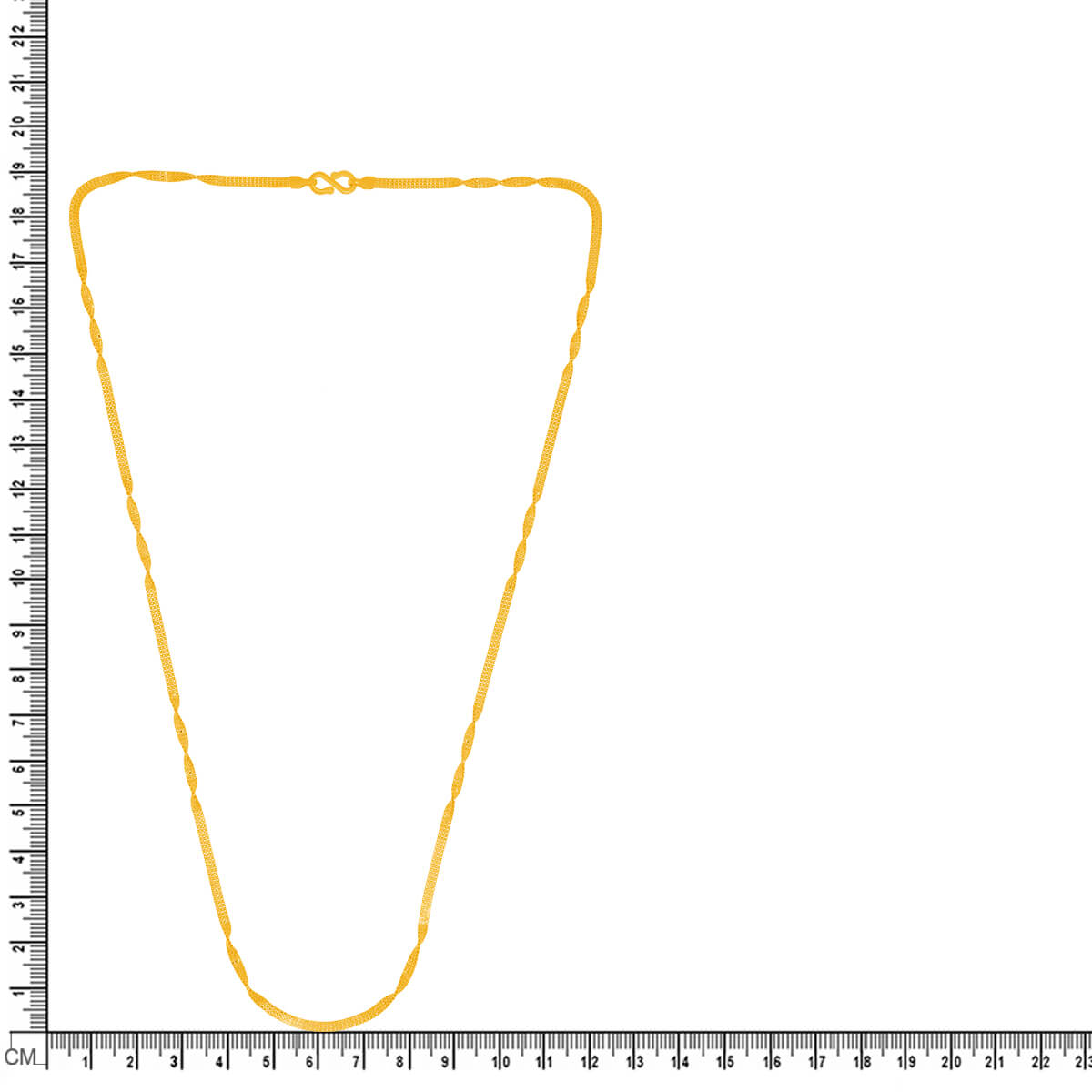 Urban Swirl Womens Gold Chain