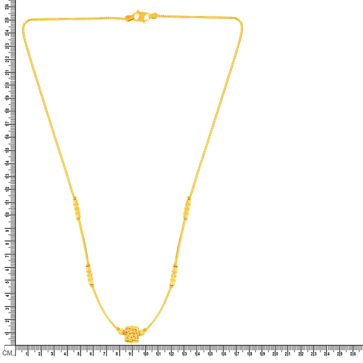Bold Elegance Gold Short Necklace