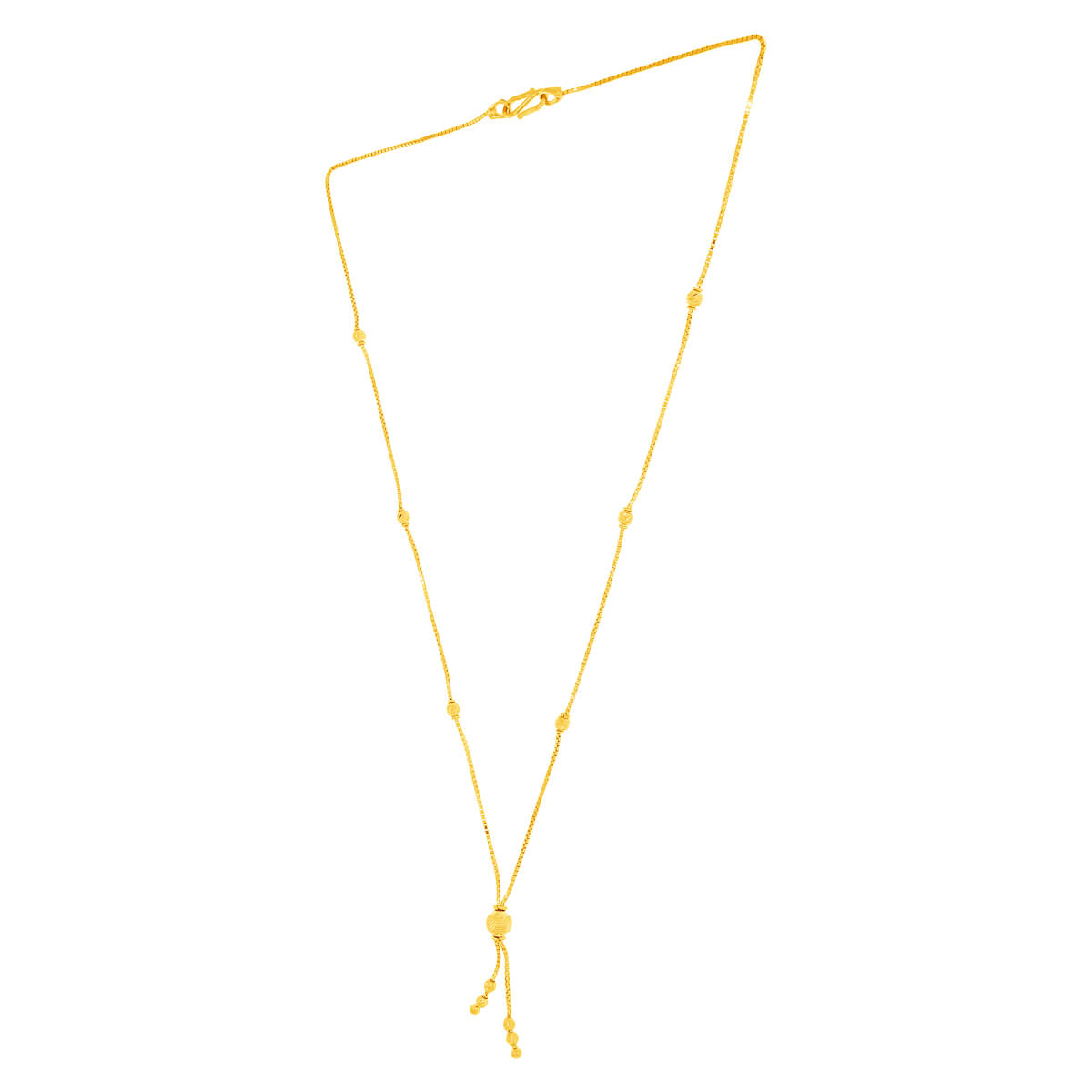Gold Short Necklace with Chic Charm