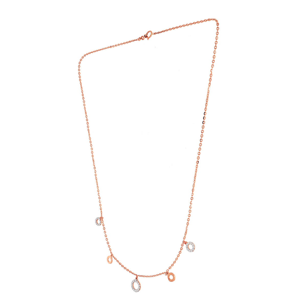 Stunning Rose Gold Orb Short Necklace