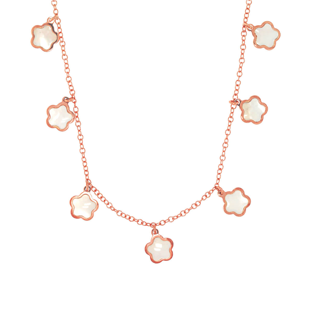 Charming Star Rose Gold Short Necklace