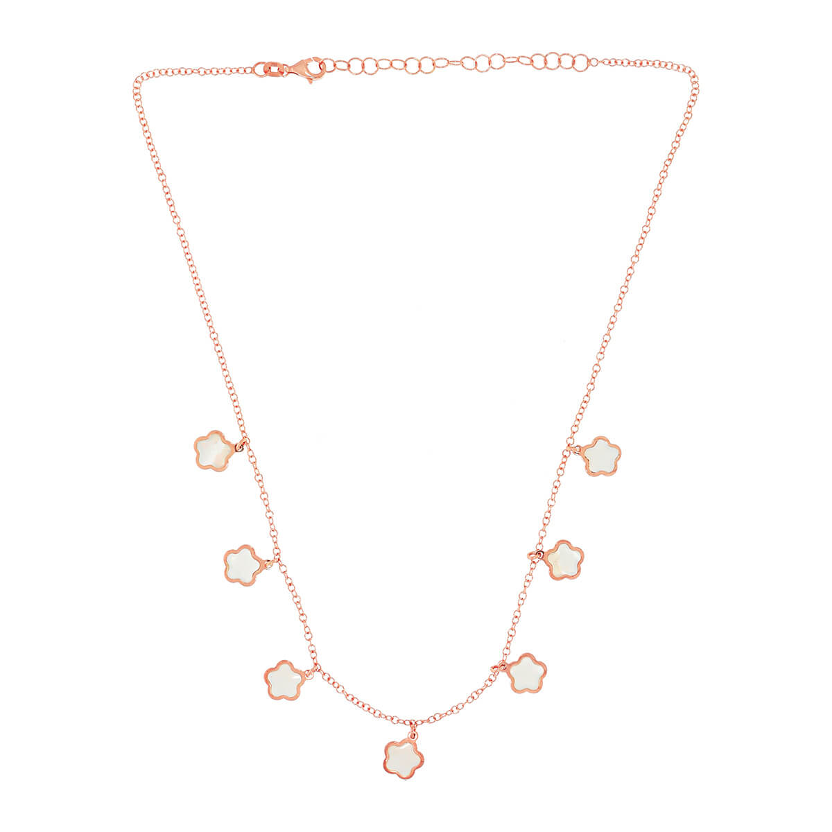 Charming Star Rose Gold Short Necklace