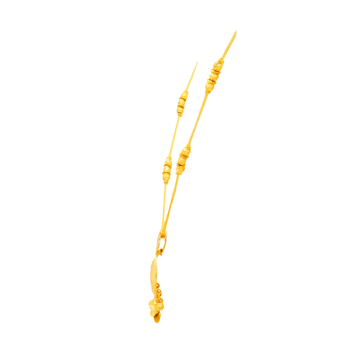 Elegant Golden Charm Short Necklace