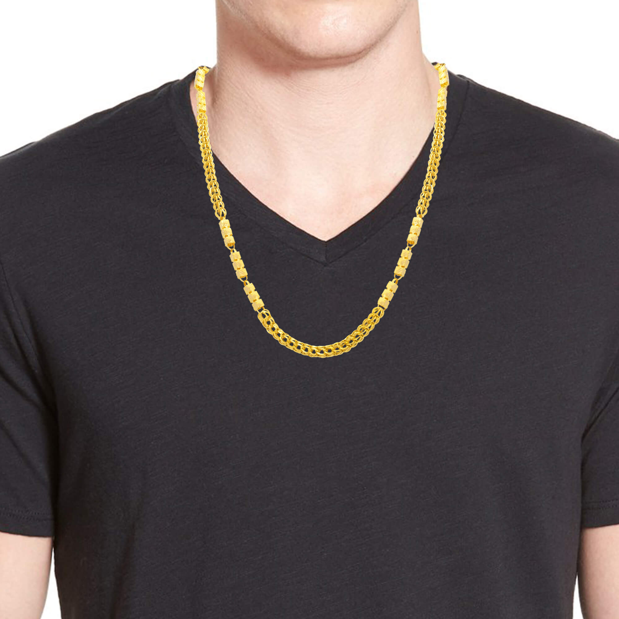 Delicate Marvel Gold Chain For Men
