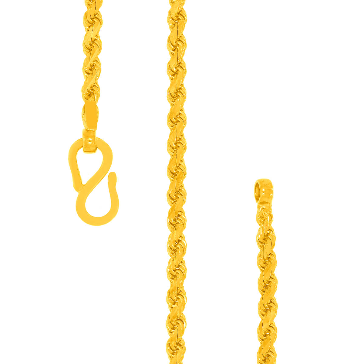 Captivating Swirl Gold Chain For Men