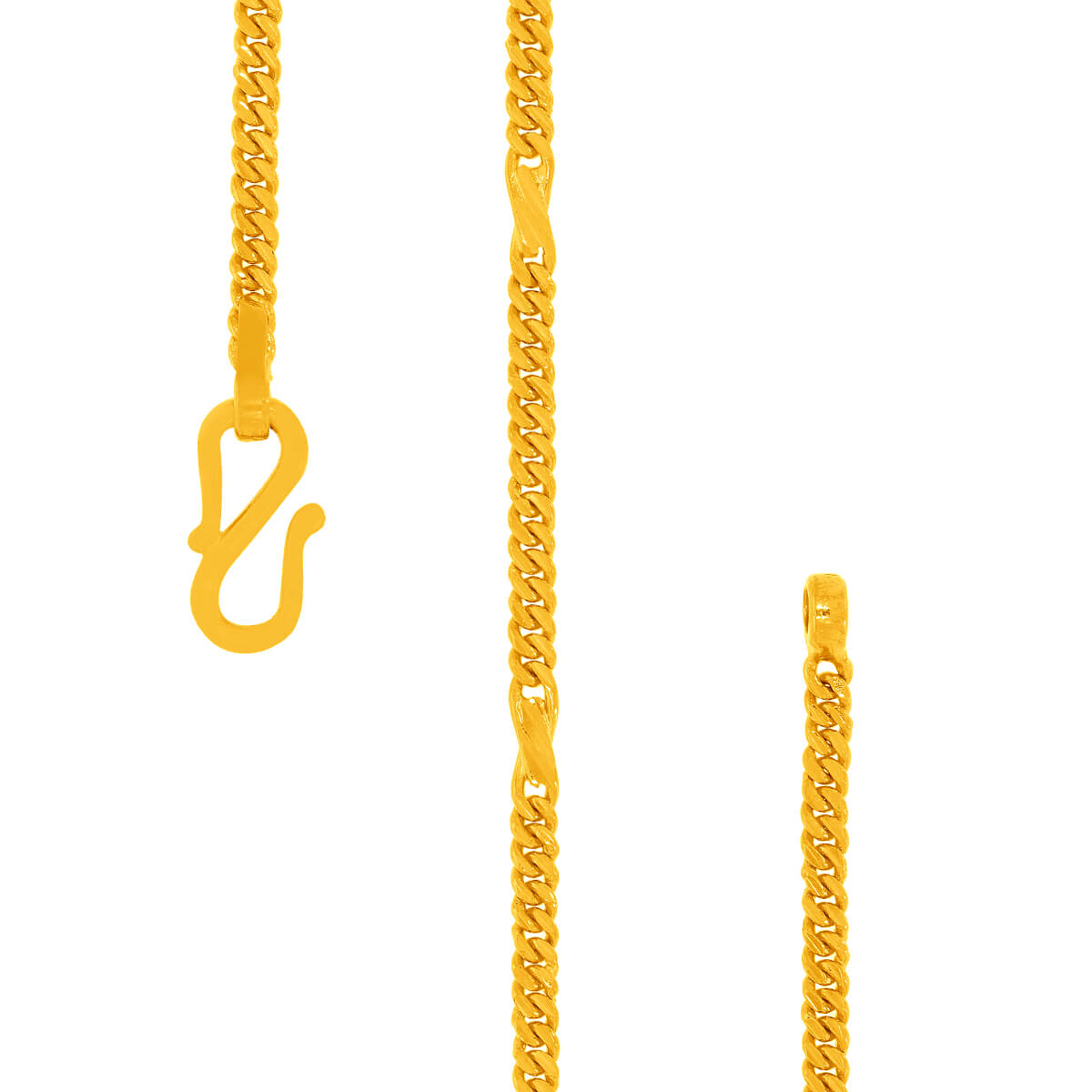 Polished Grace Gold Chain For Men