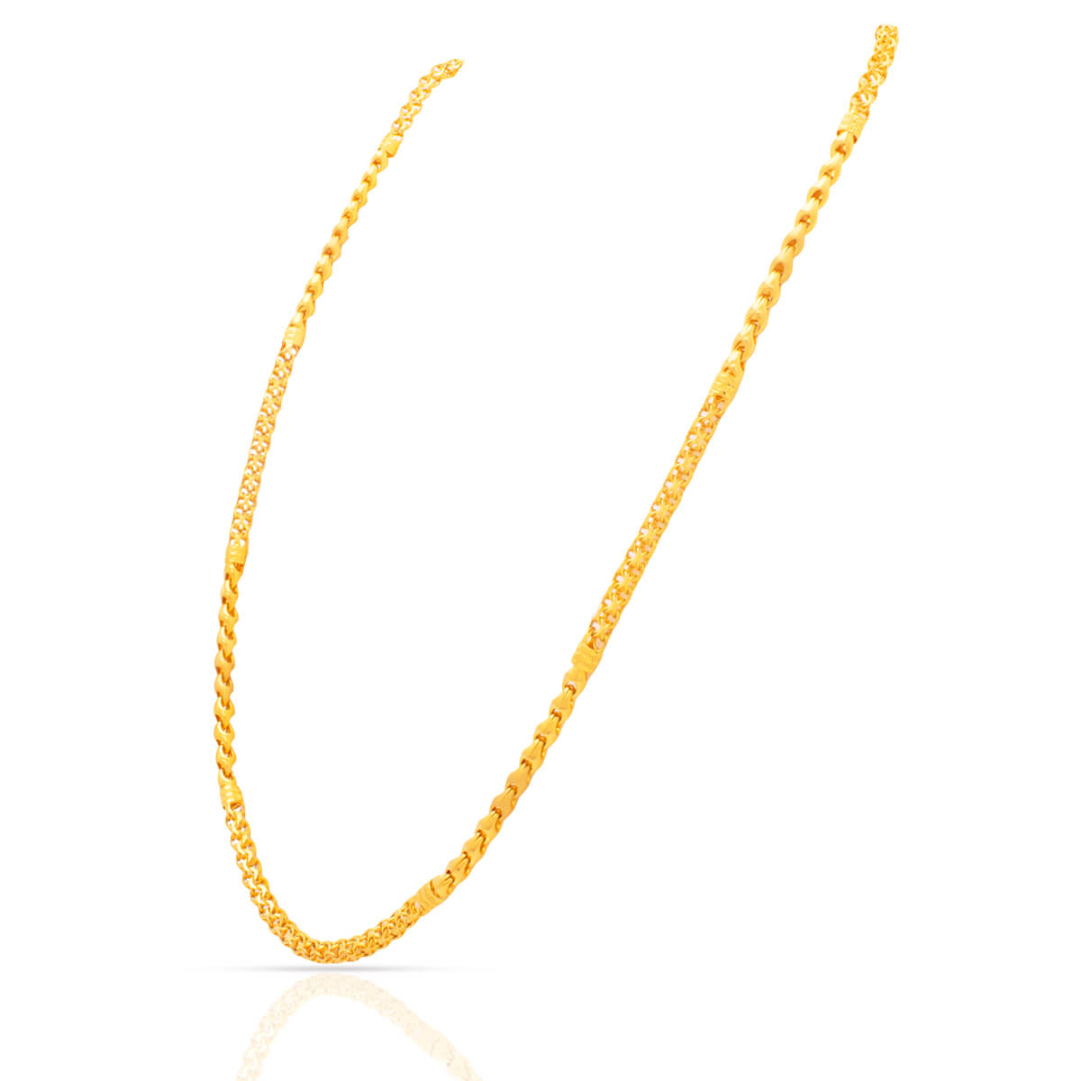 Bright Glow Gold Chain For Men