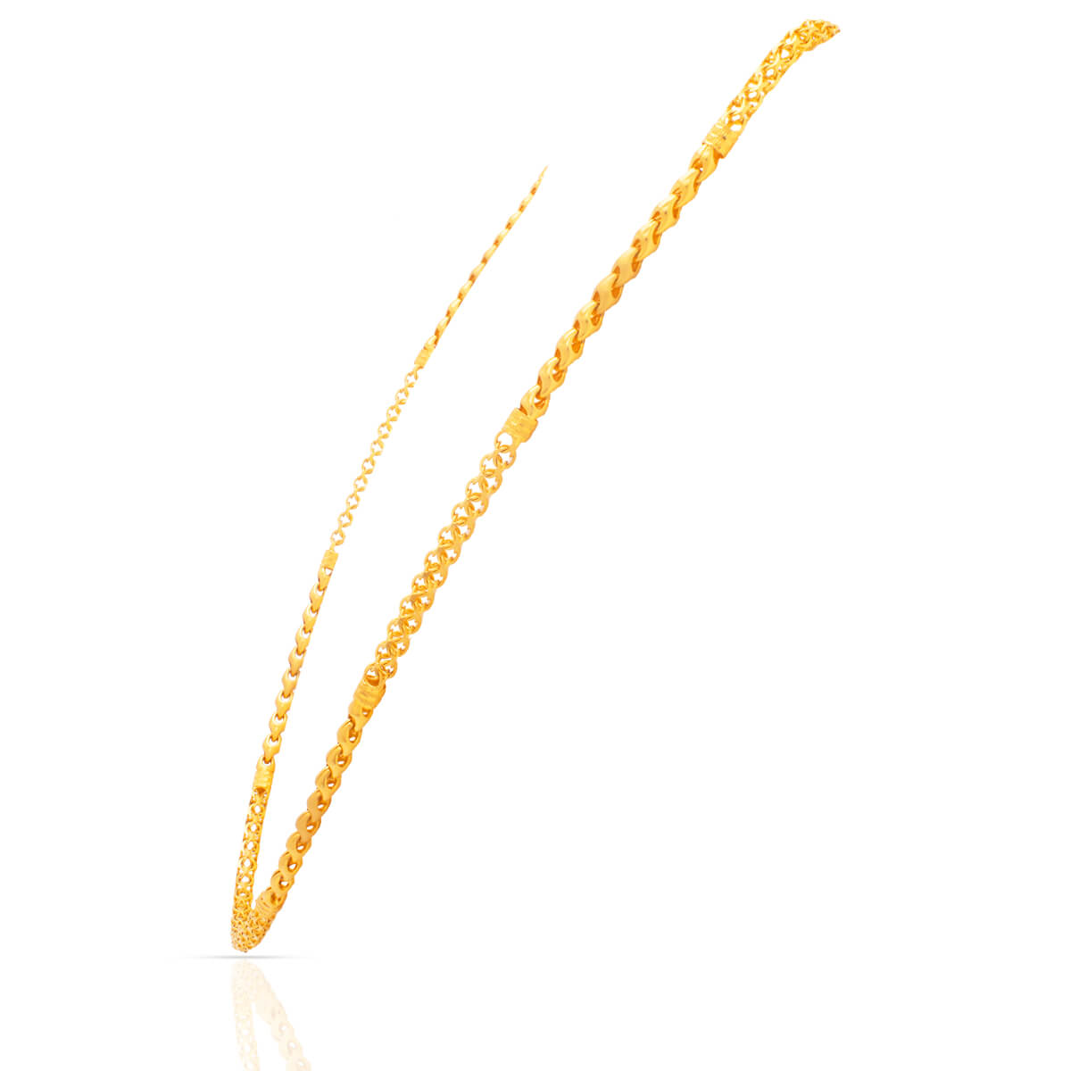 Bright Glow Gold Chain For Men