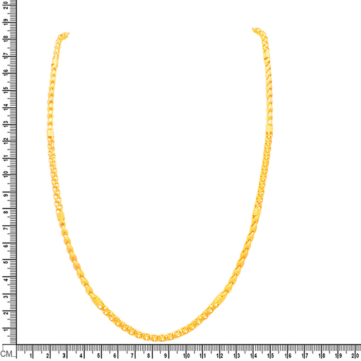 Bright Glow Gold Chain For Men