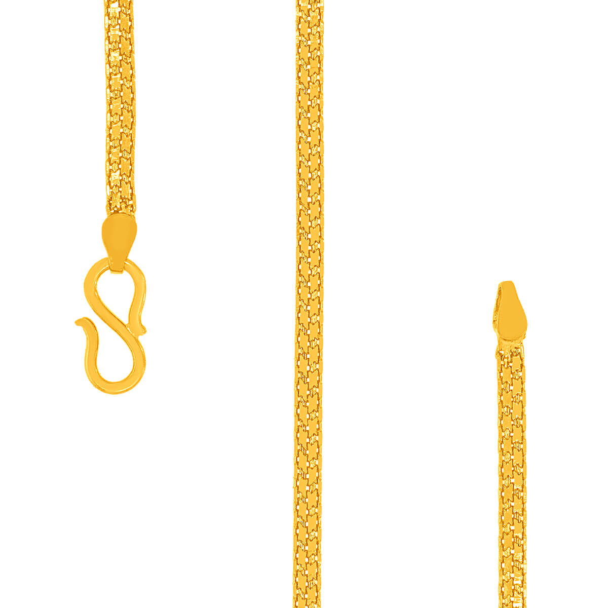 Polished Elegance Gold Chain For Men