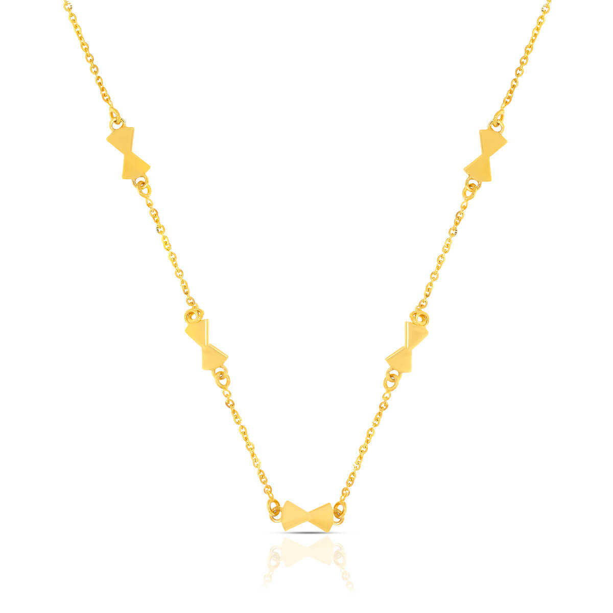 Golden Charm Short Necklace