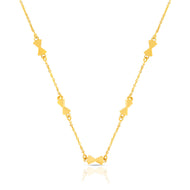 Golden Charm Short Necklace