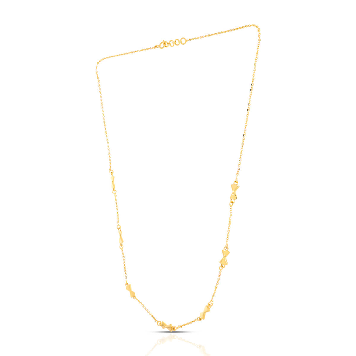 Golden Charm Short Necklace