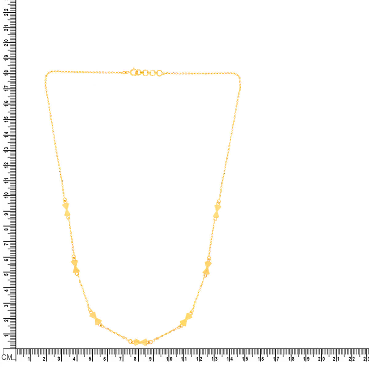 Golden Charm Short Necklace