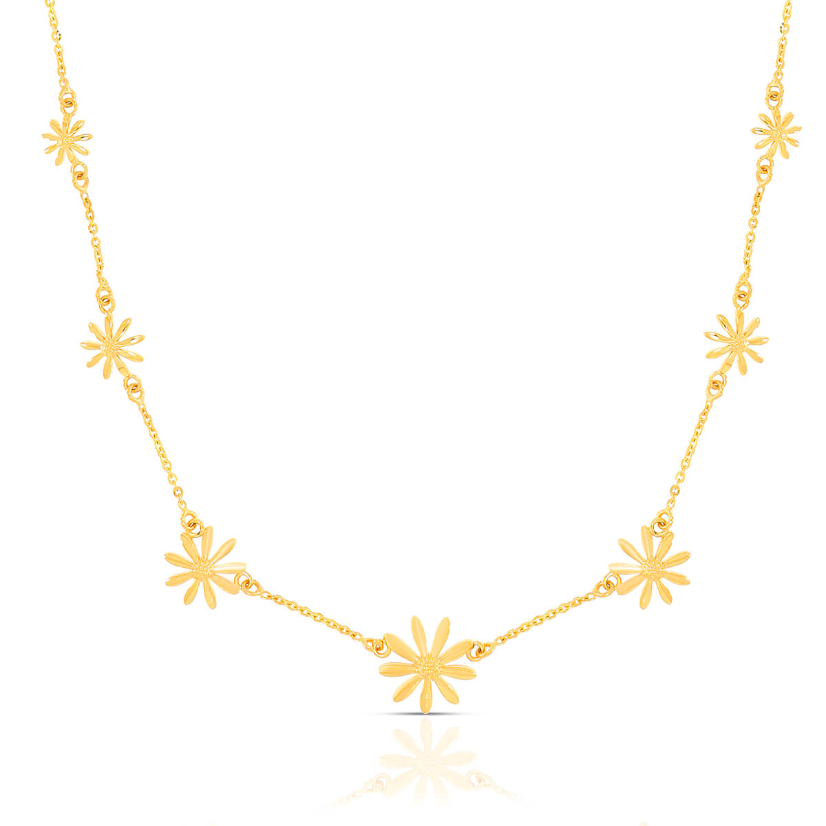 Star Glow Gold Short Necklace