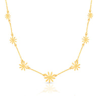 Star Glow Gold Short Necklace