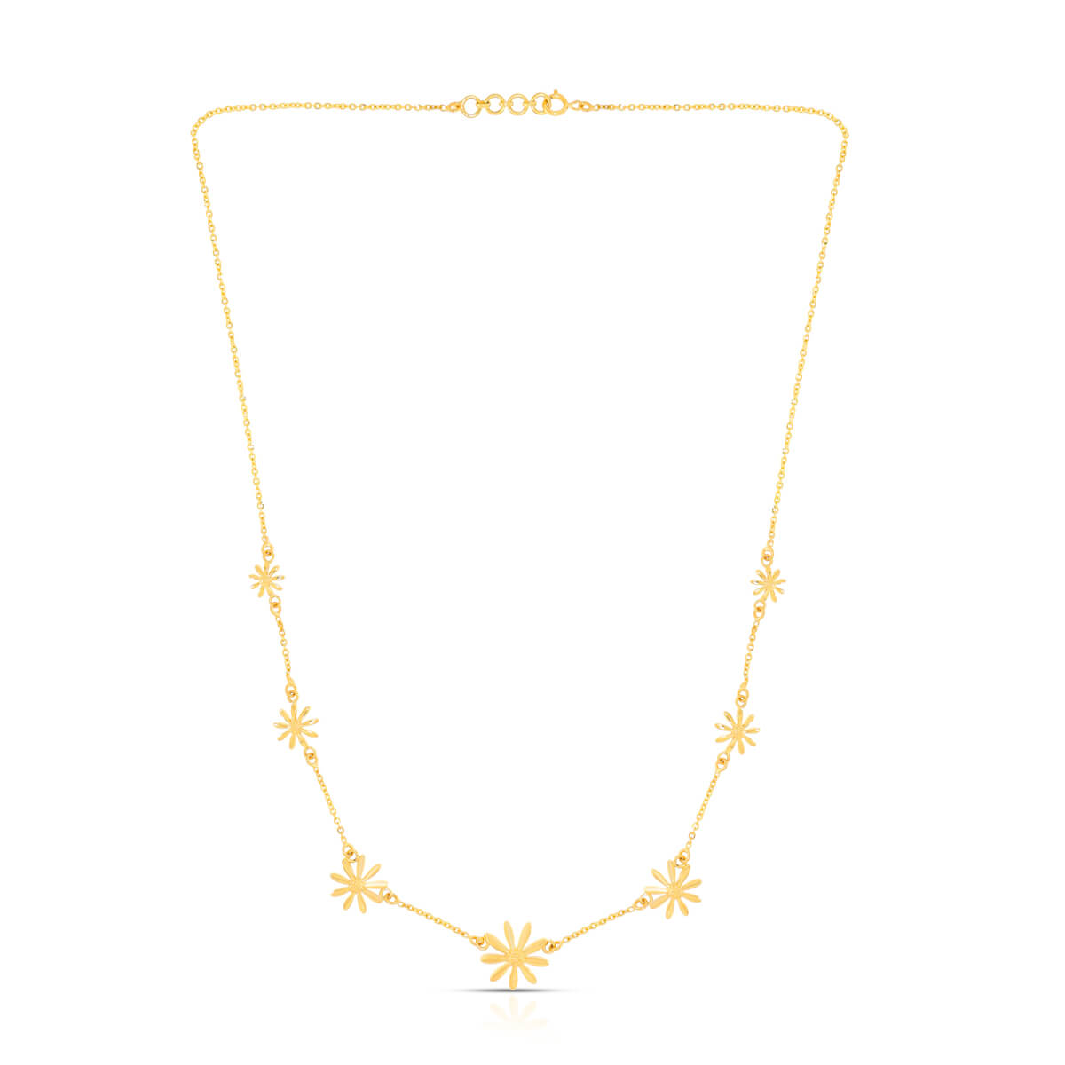 Star Glow Gold Short Necklace