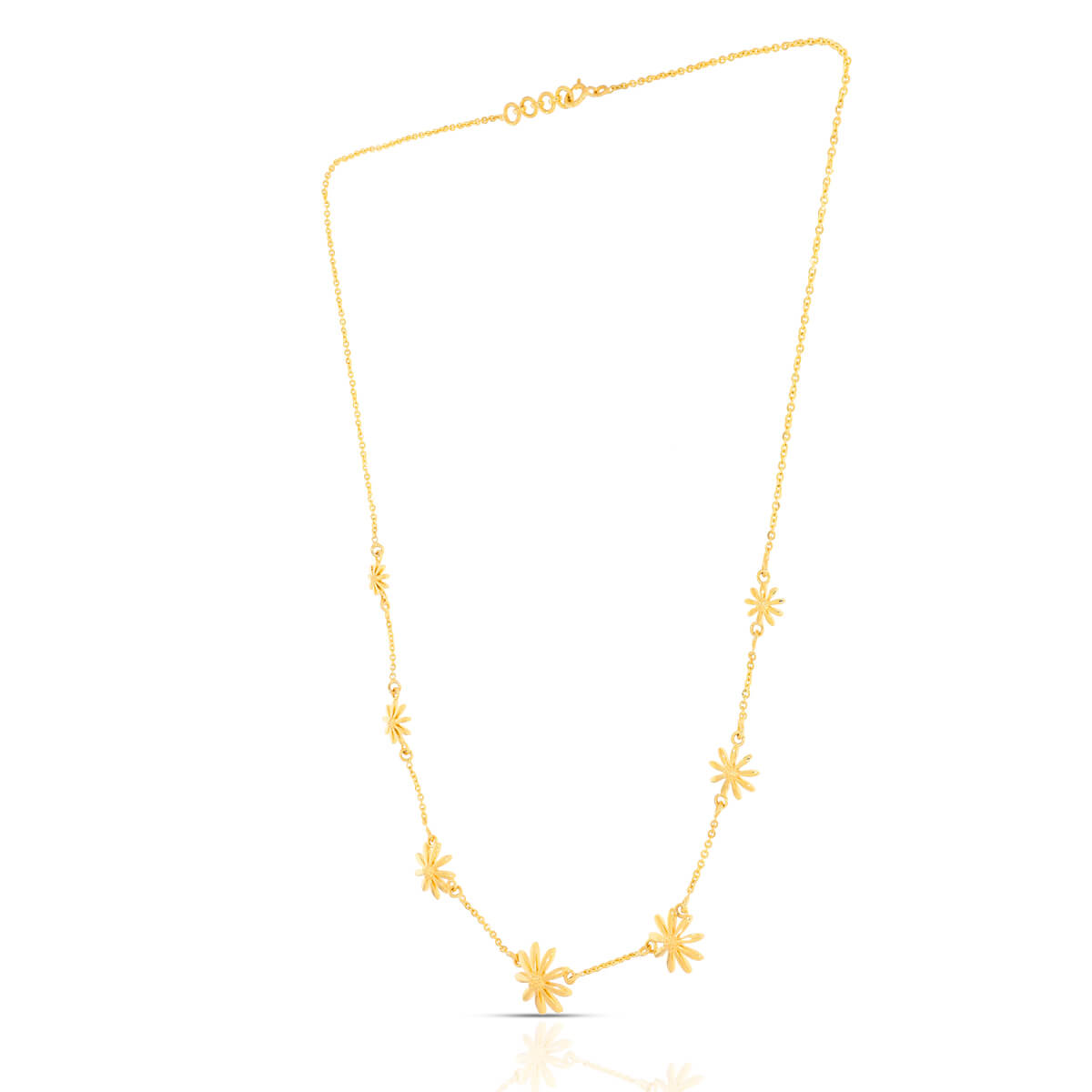 Star Glow Gold Short Necklace