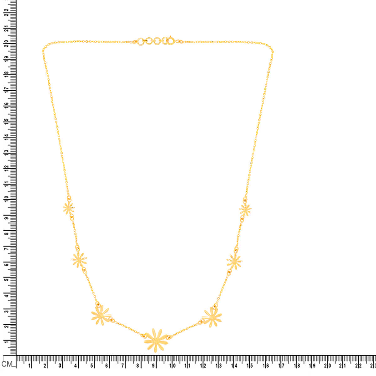 Star Glow Gold Short Necklace