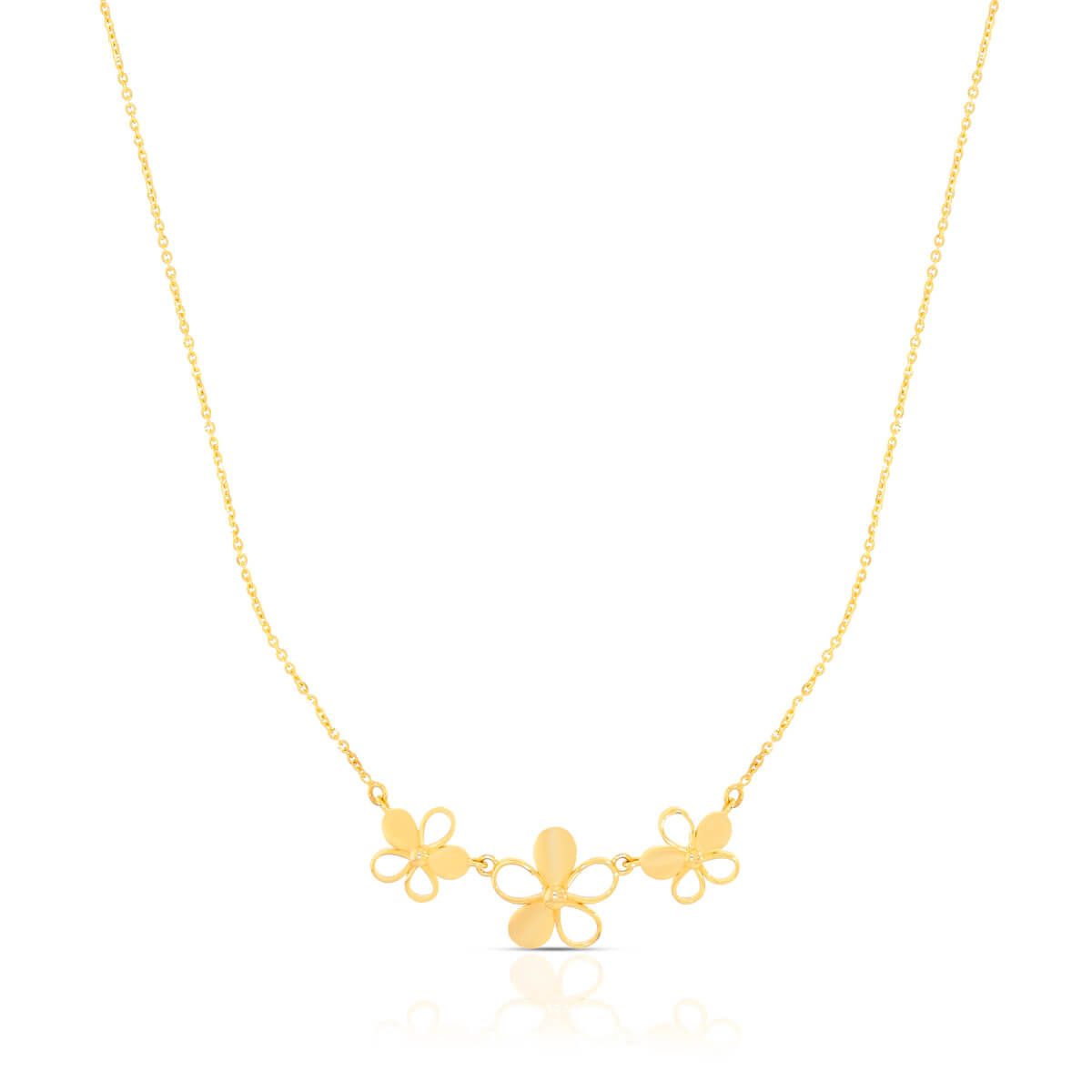 Butterfly Charm Gold Short Necklace