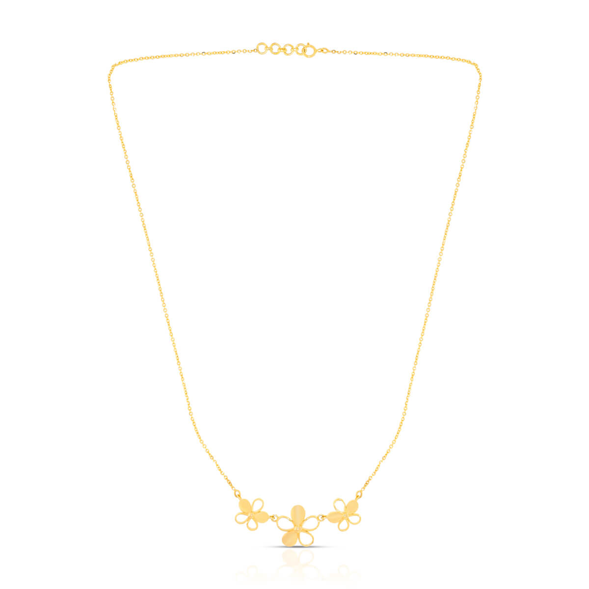 Butterfly Charm Gold Short Necklace
