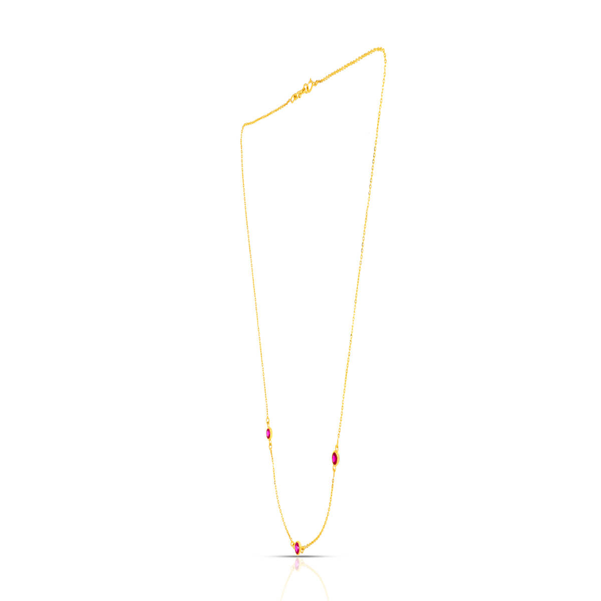 Simple Shine Gold Short Necklace