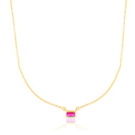 Cute Charm Gold Short Necklace