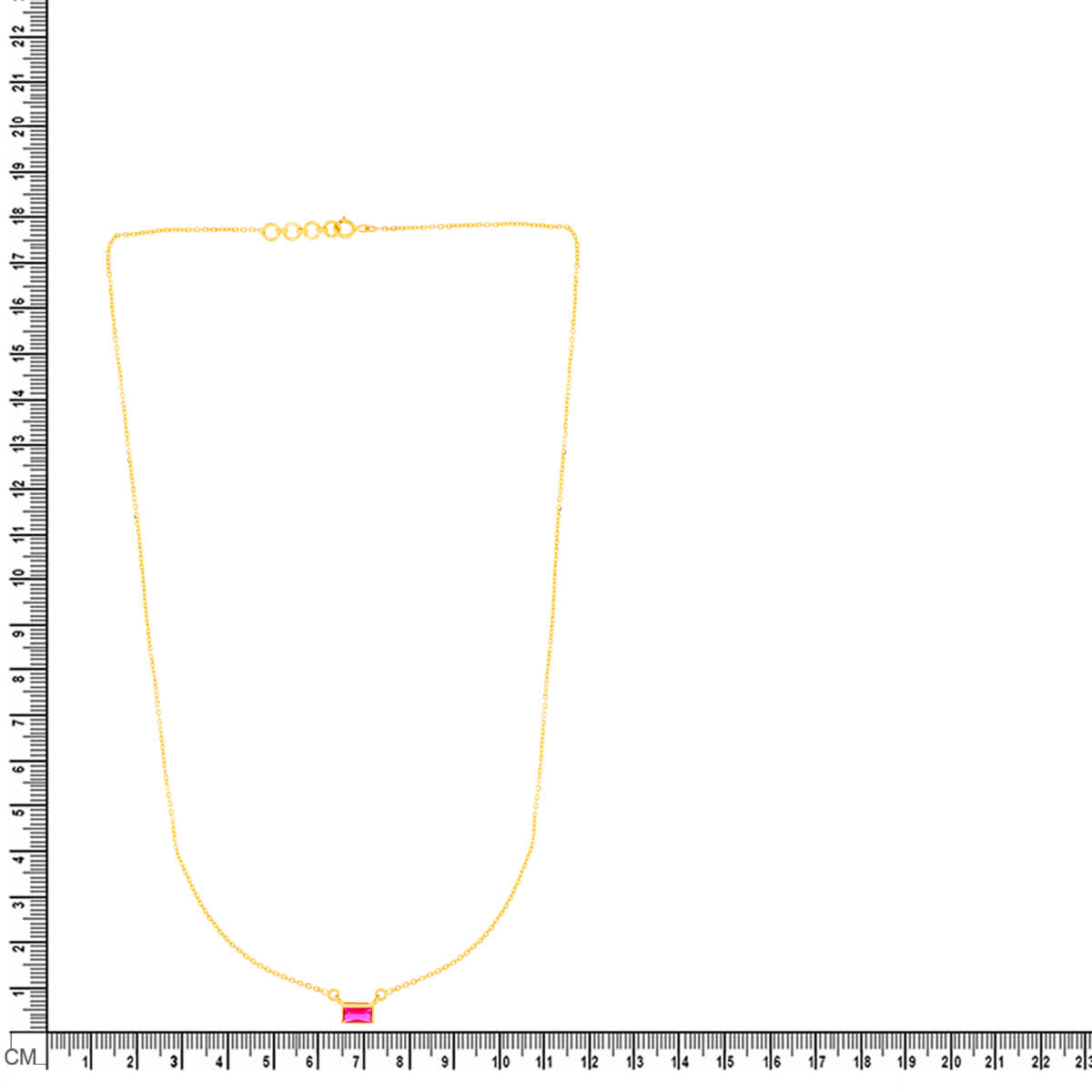 Cute Charm Gold Short Necklace