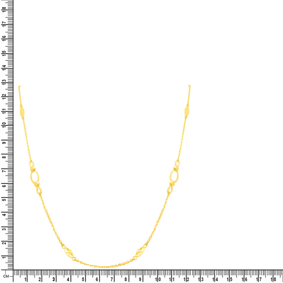 Simple Glow Gold Short Necklace