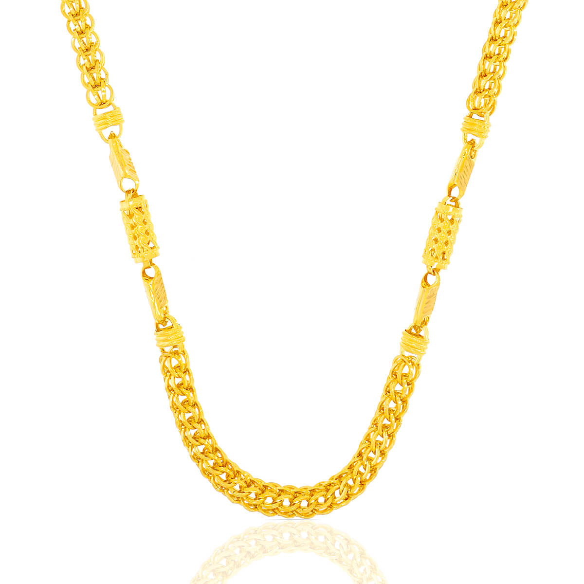 Sophisticated Glow Gold Chain For Men
