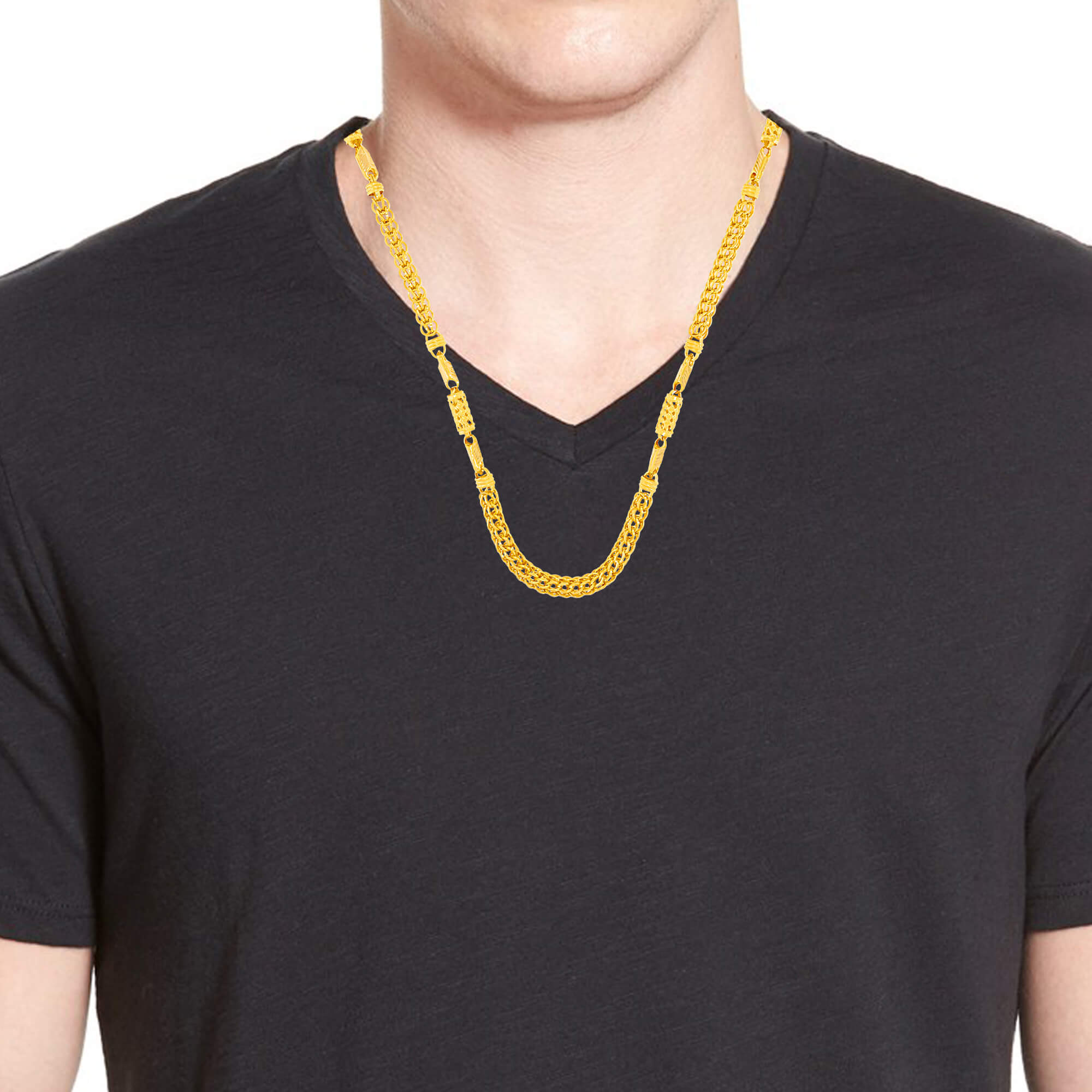 Sophisticated Glow Gold Chain For Men