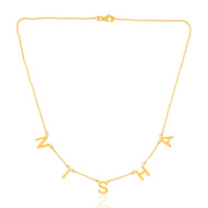 Modern Chic Gold Short Necklace