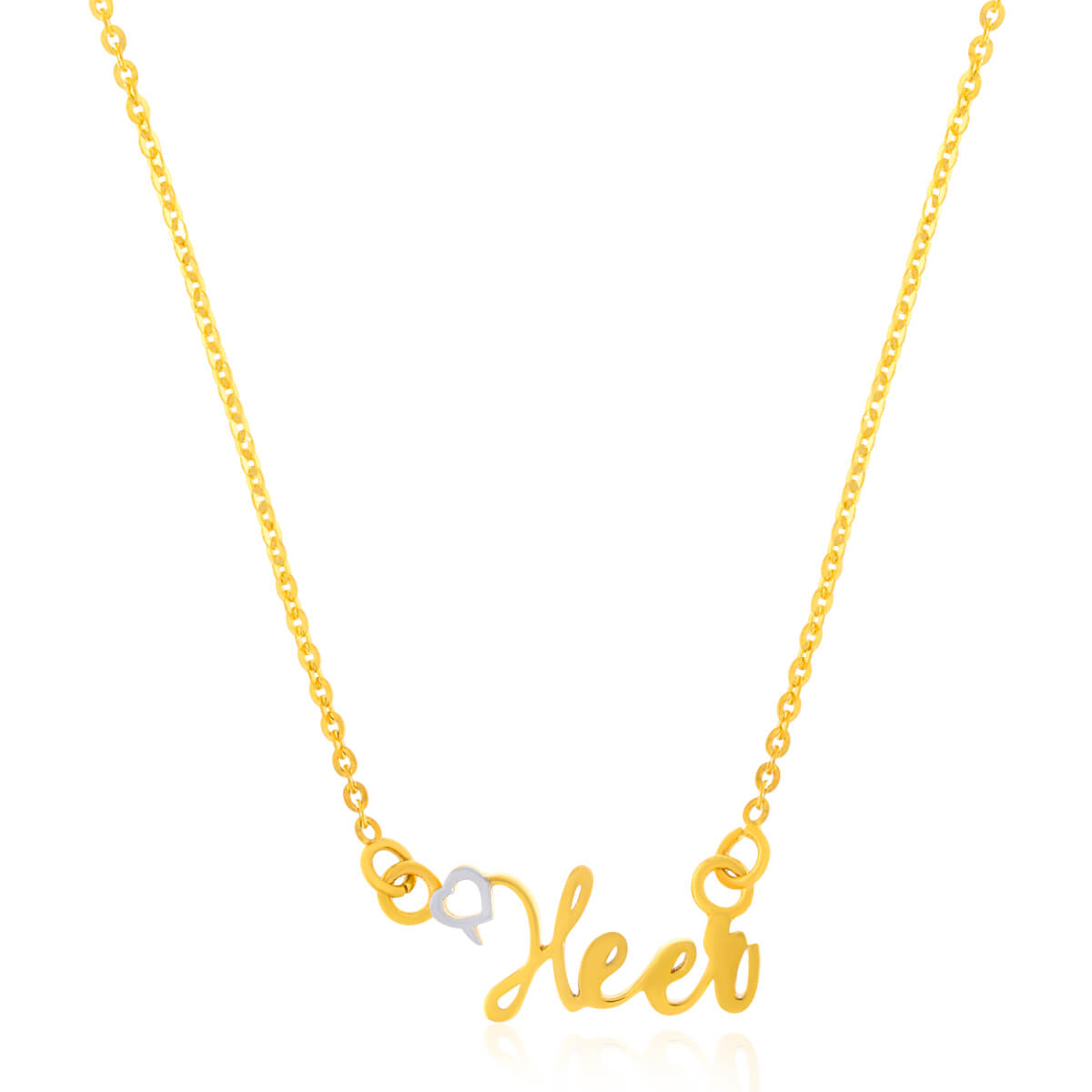 Gleaming 22K Gold Pendant