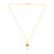 Adorable Paw Pendant Kids Gold Chain