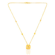 Boldly Charming Gold Short Necklace