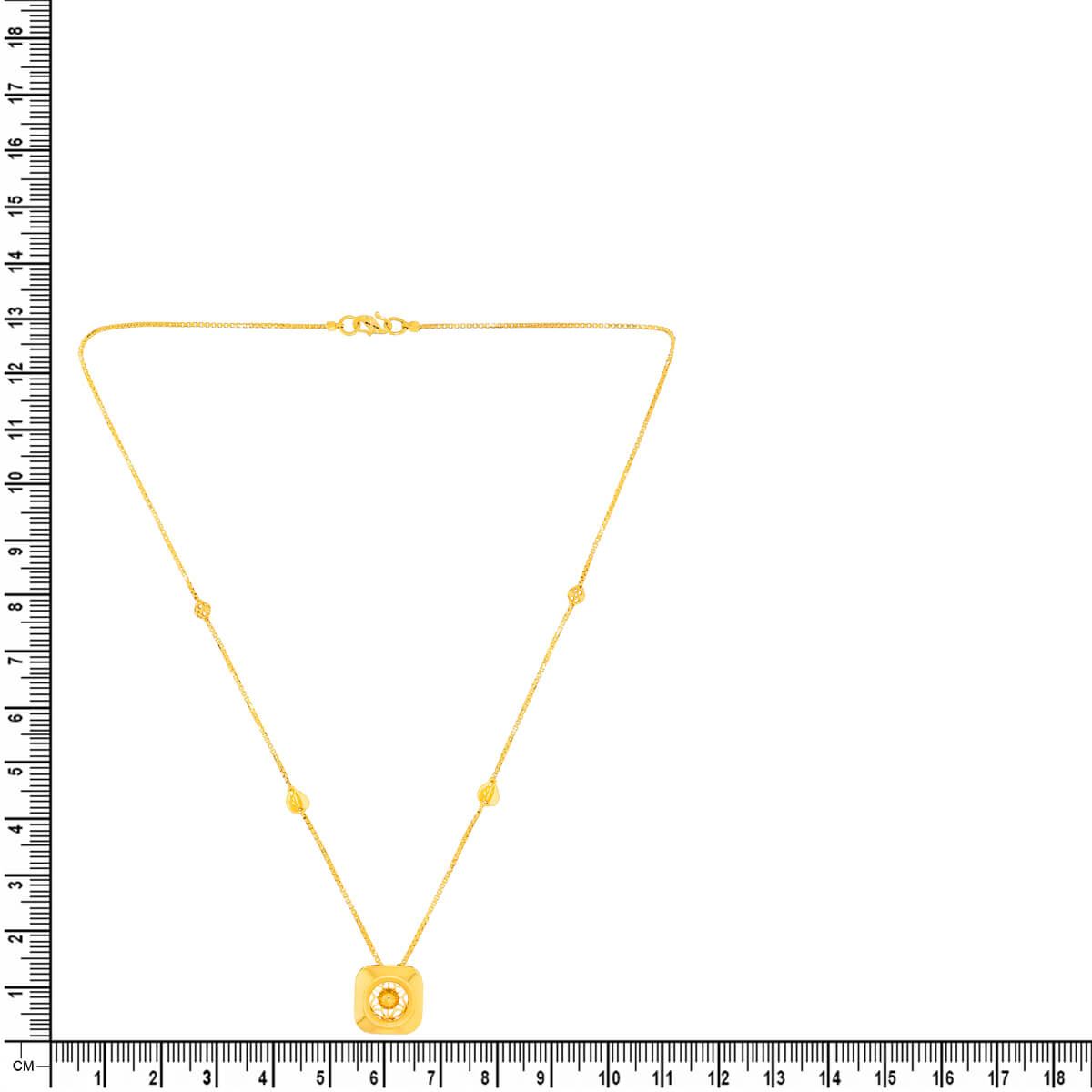 Boldly Charming Gold Short Necklace
