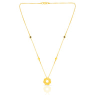 Petite Bloom Gold Short Necklace