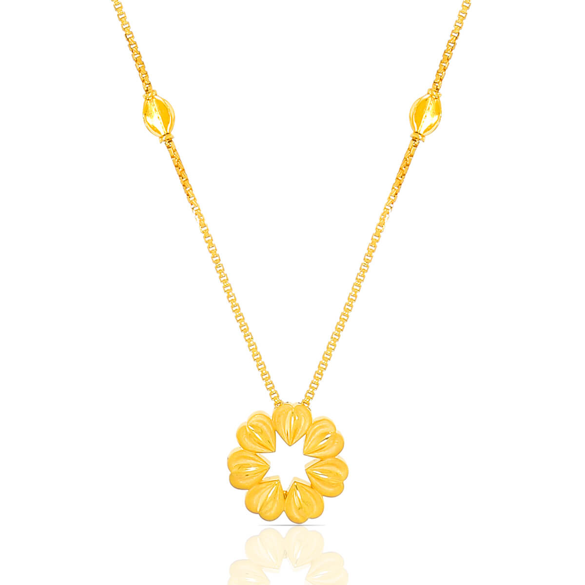 Petite Bloom Gold Short Necklace