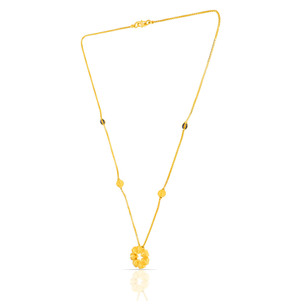 Petite Bloom Gold Short Necklace