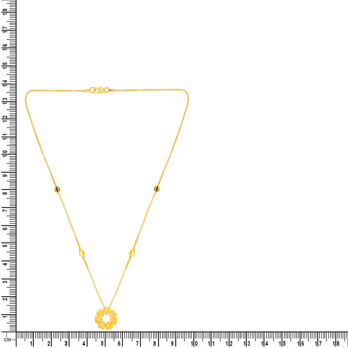 Petite Bloom Gold Short Necklace