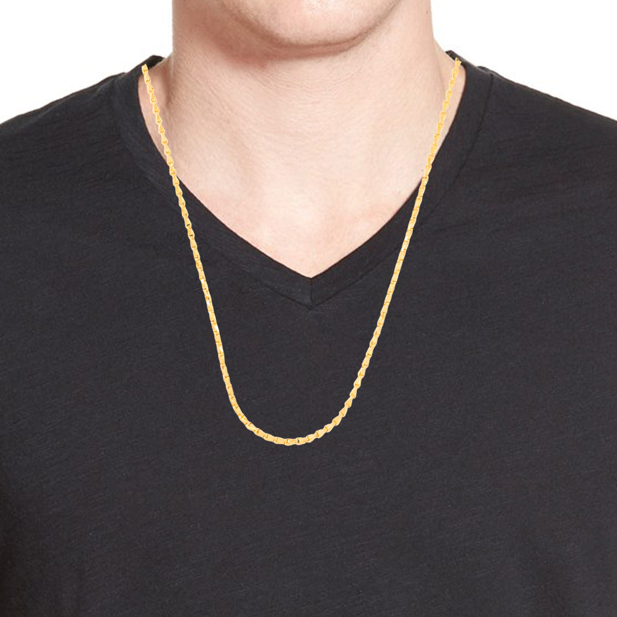 Sophisticated Shine Gold Chain For Men
