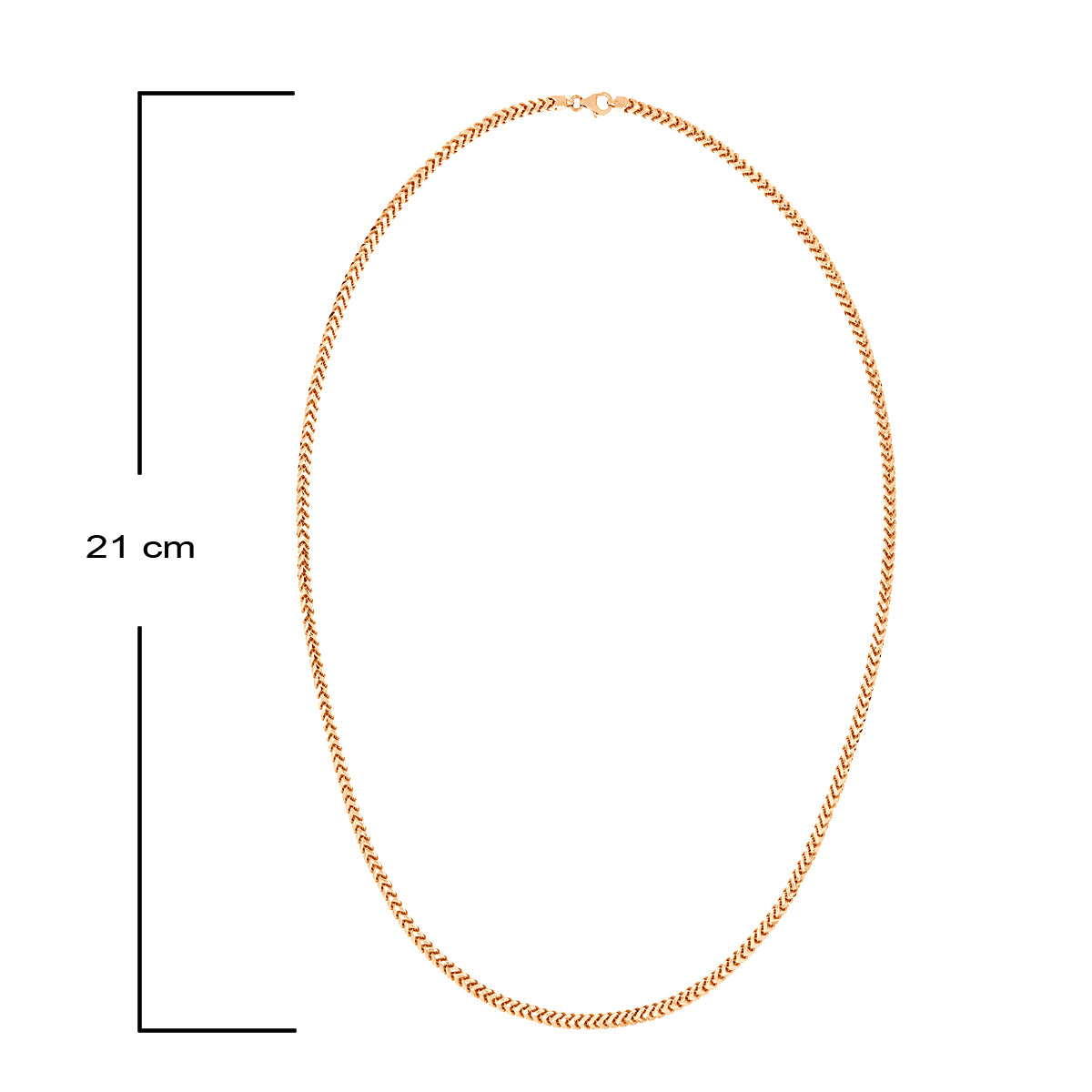 Refined Glow 18K Gold Chain for Men