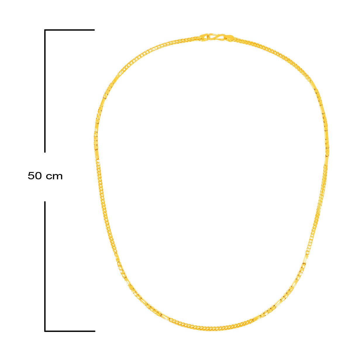 Robust Gleam Gold Chain For Men
