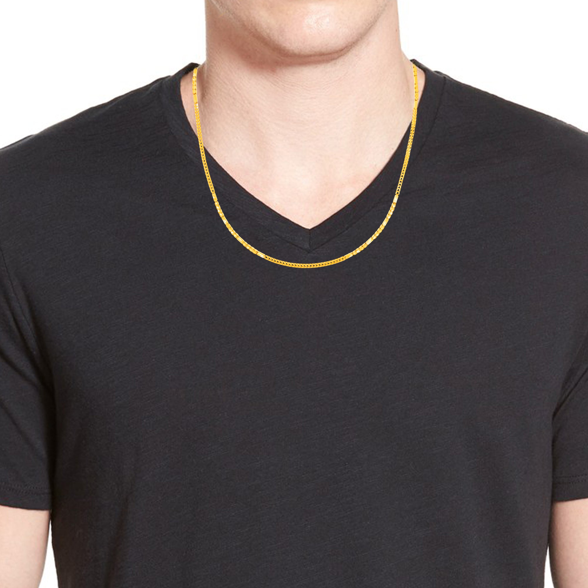 Robust Gleam Gold Chain For Men