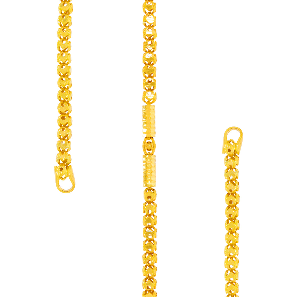 Dynamic Gleam Gold Chain For Men