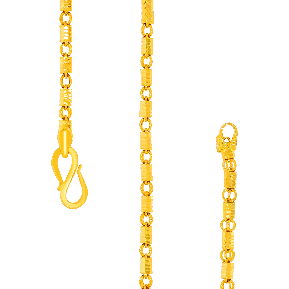 Dynamic Edge Gold Chain For Men