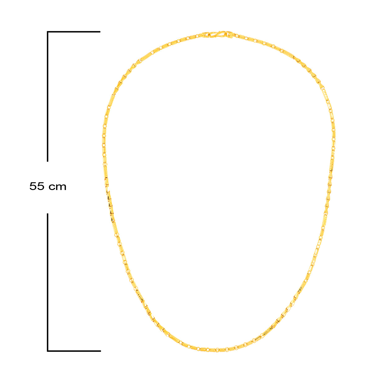 Dynamic Edge Gold Chain For Men