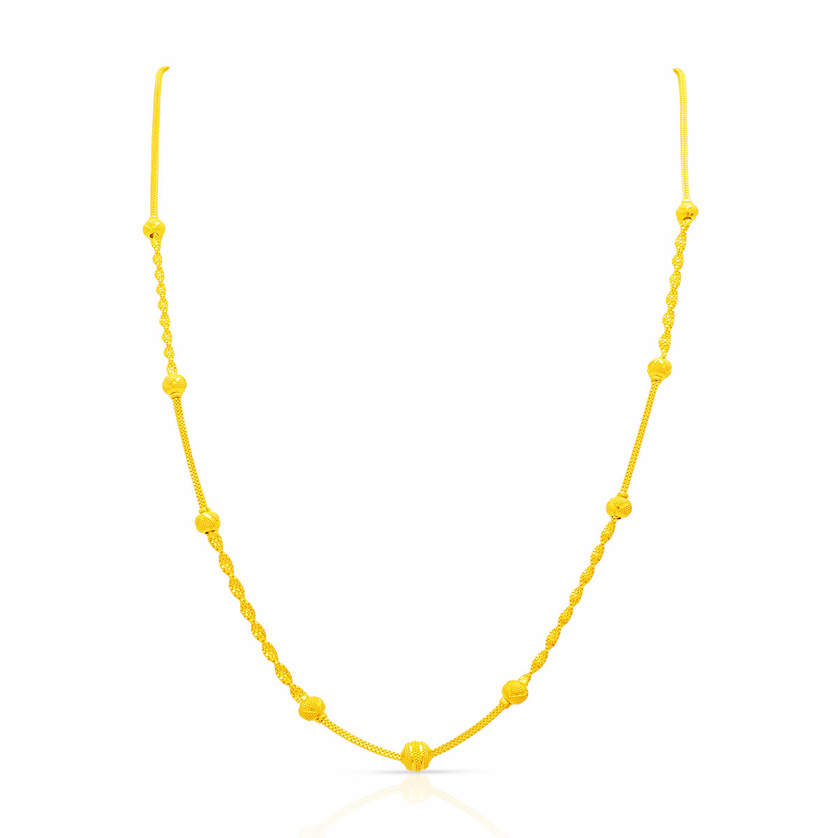 Minimalist Lure 22K Gold Short Necklace