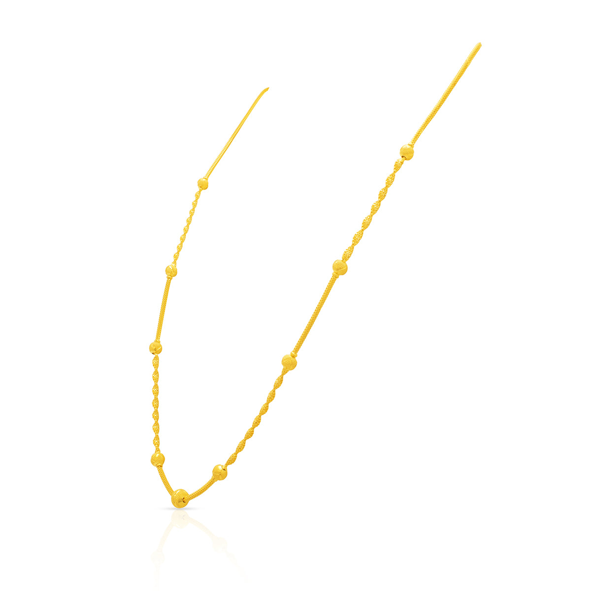 Minimalist Lure 22K Gold Short Necklace