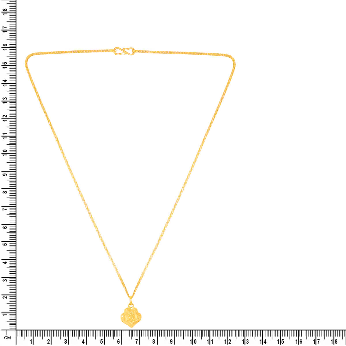 Charming Ganesha Pendant Kids Gold Chain